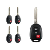 Lots of 5 Remote Car Key Fob Replacement for Toyota GQ4-52T 89070-0R120 fits 2013 2014 2015 2016 2017 2018 RAV4 H Chip